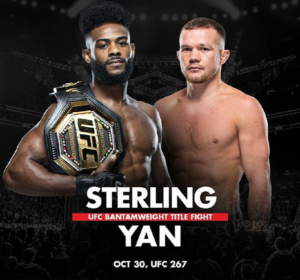 Бой – реванш Петр Ян vs. Алджамейн Стерлинг на UFC 267 в Абу-Даби